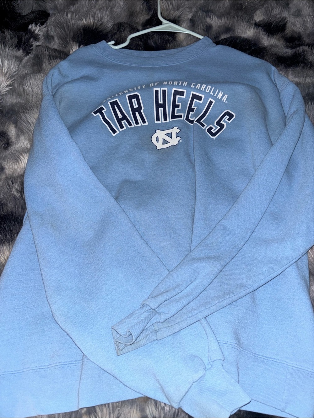 university of north carolina tar heels crewneck
